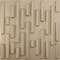 Ekena Millwork 19 5/8in. W x 19 5/8in. H Staggered Brick EnduraWall Decorative 3D Wall Panel Covers 2.67 Sq. Ft. WP20X20SBECE - alternate 1